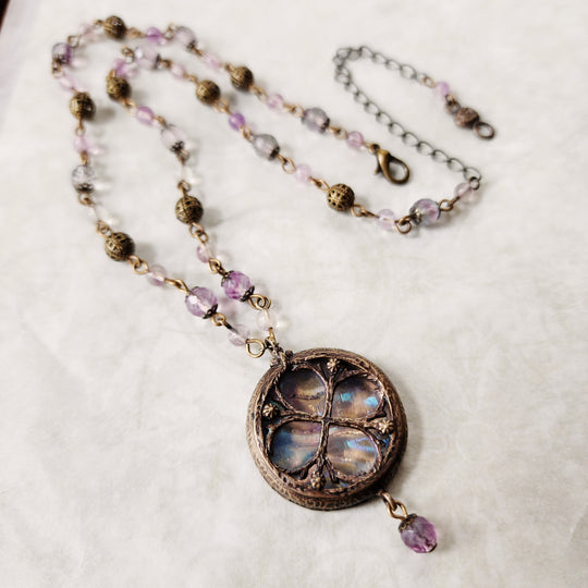 florialia - floriated clover miracle window amulet