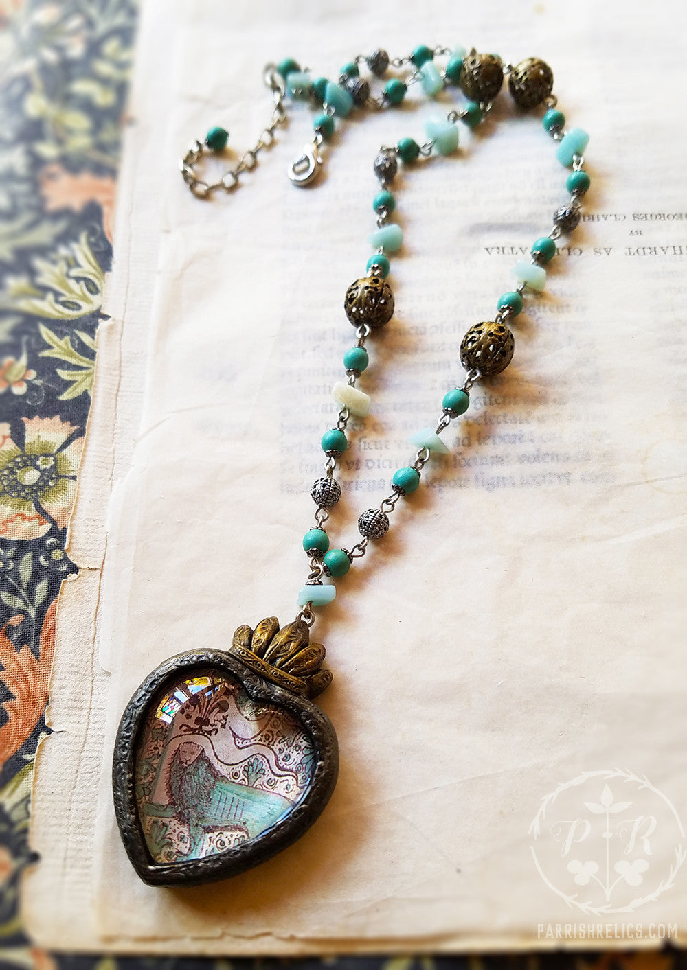 Florentine Lion ~ Sacred Heart Pictorial Amulet