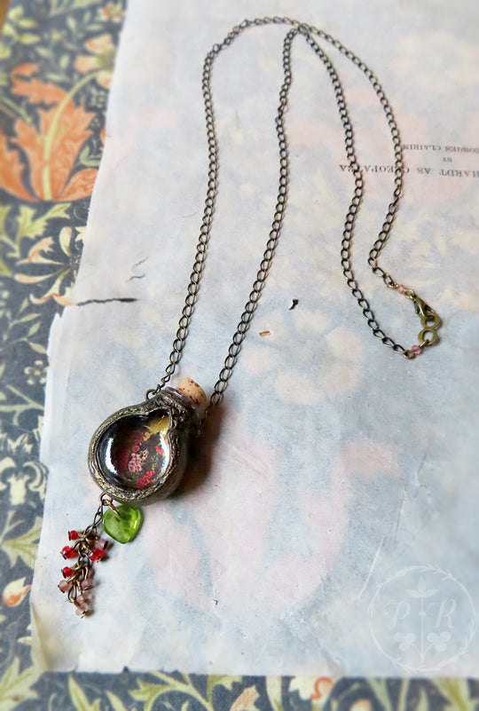 Hollyhock Cottage Gothic Arch Vessel Amulet