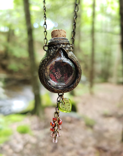 Hollyhock Cottage Gothic Arch Vessel Amulet