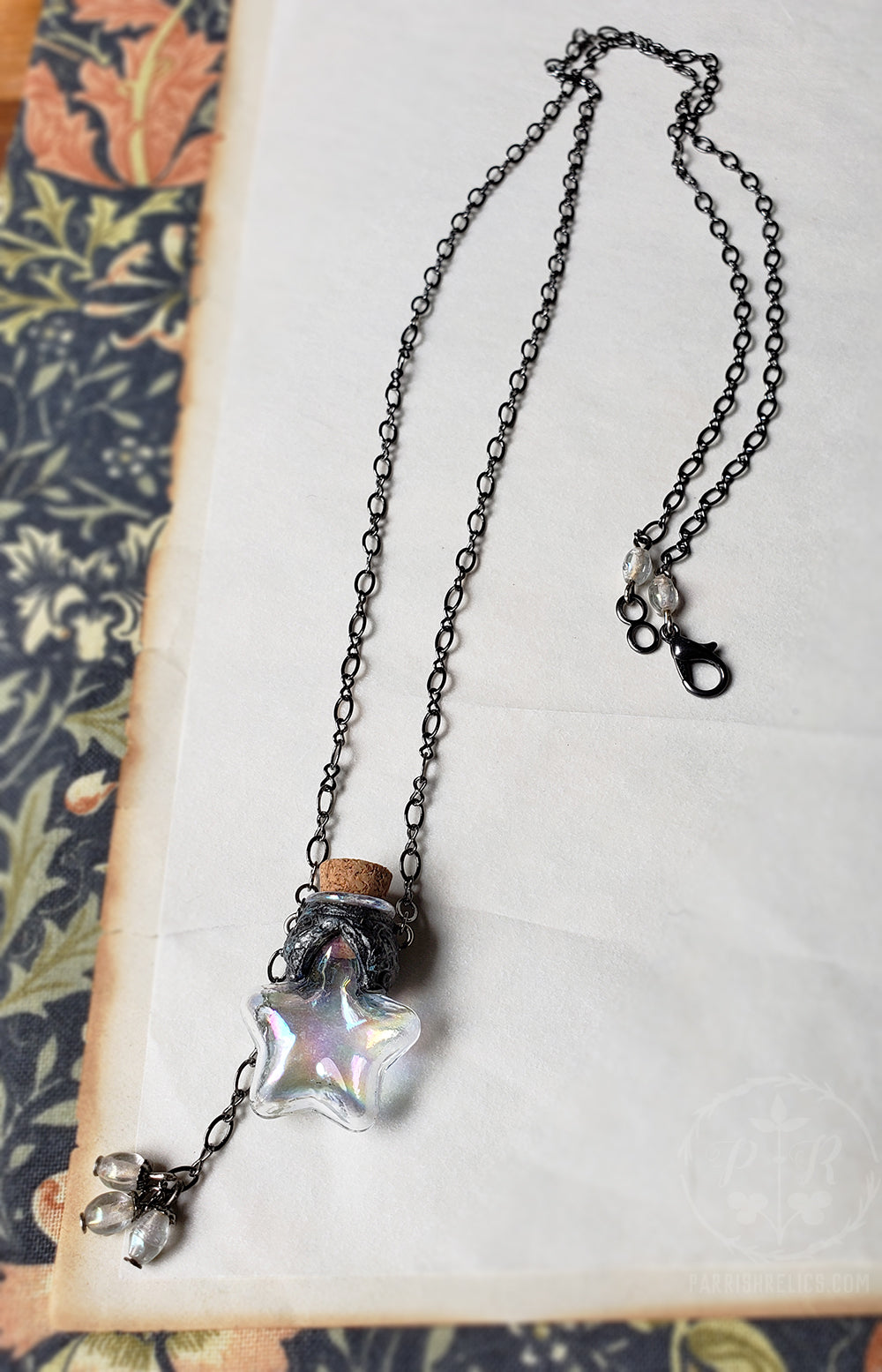 Iridescent Shooting Star Vessel Amulet