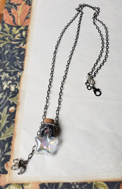 Iridescent Shooting Star Vessel Amulet