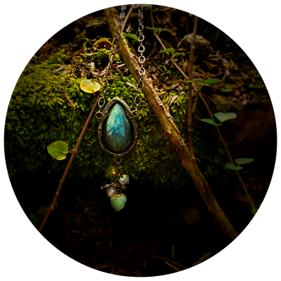 Eurydice Labradorite Arch ~ Faerie Queene Amulet
