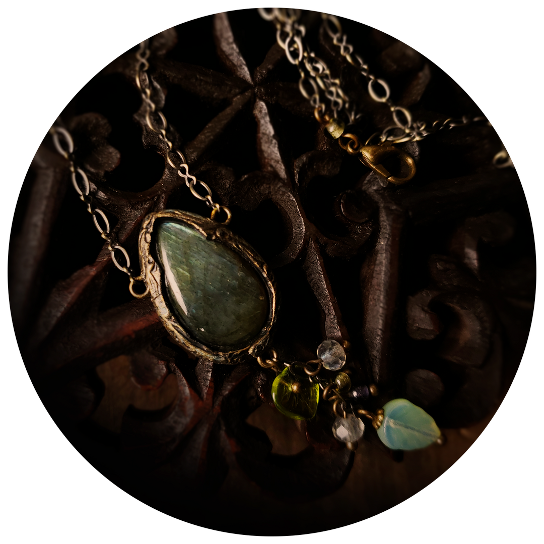Eurydice Labradorite Arch ~ Faerie Queene Amulet