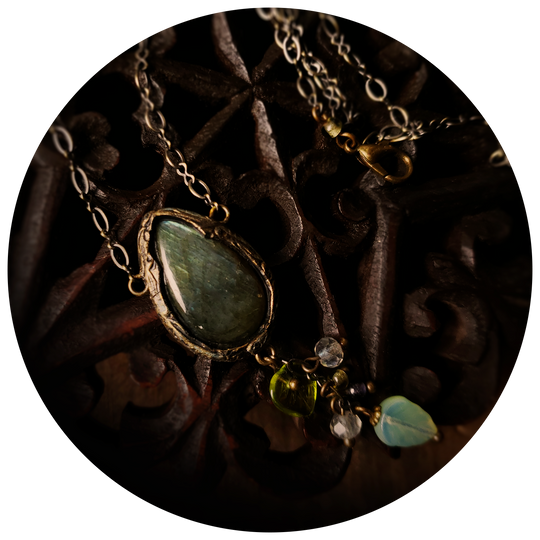 Eurydice Labradorite Arch ~ Faerie Queene Amulet
