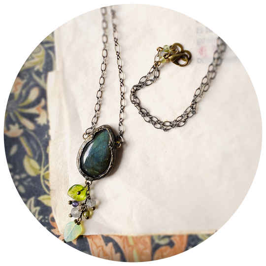 Eurydice Labradorite Arch ~ Faerie Queene Amulet