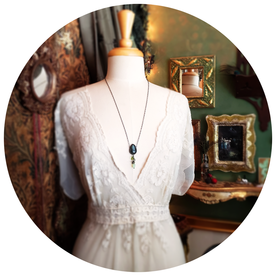 Eurydice Labradorite Arch ~ Faerie Queene Amulet