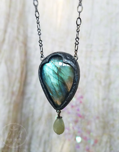 Penelope's Arch ~ Labradorite Amulet