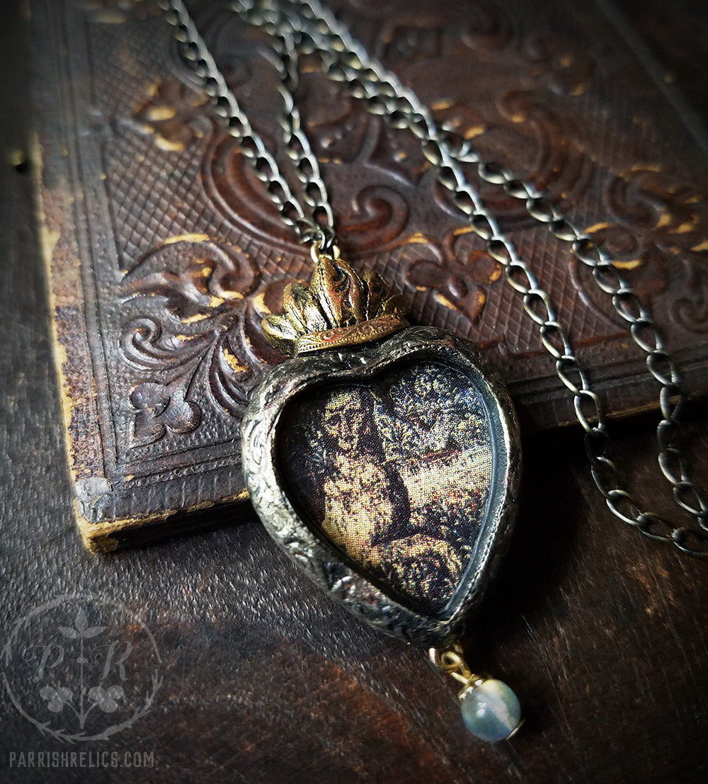 LionHeart ~ Sacred Heart Pictorial Amulet