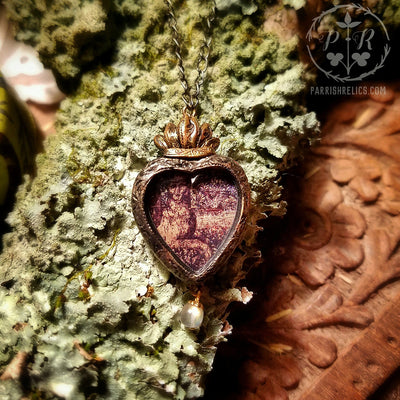 LionHeart ~ Sacred Heart Pictorial Amulet