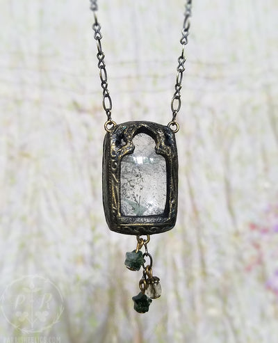 Natura Cathedrali ~ Quartz Crystal Amulet