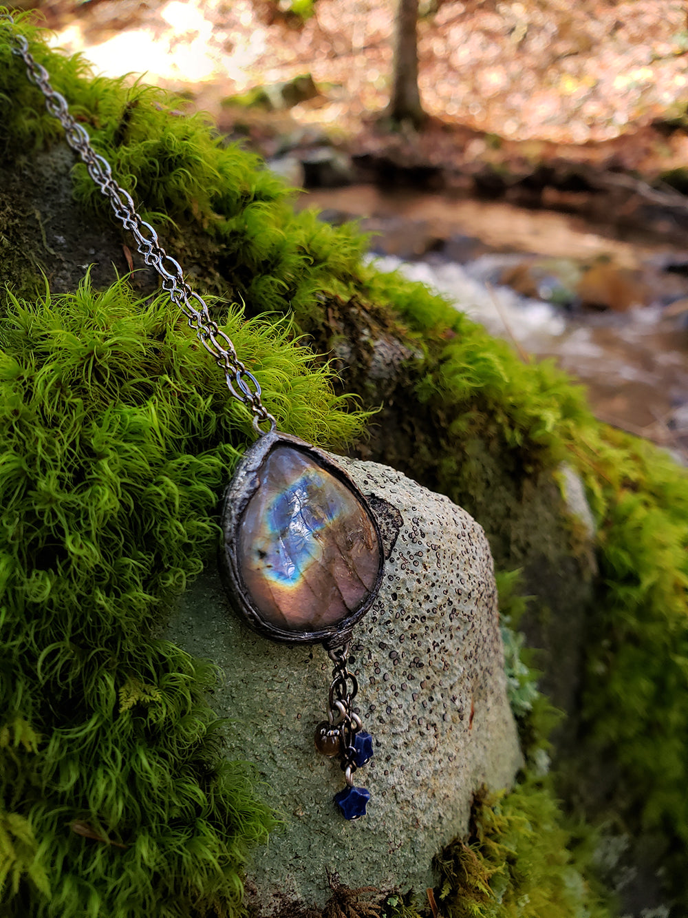 Orion's Arch ~ Labradorite Amulet