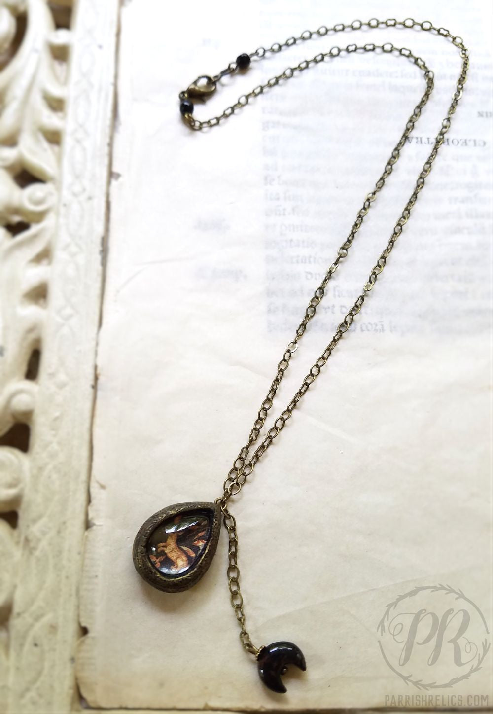 Rabbit Tapestry & Crescent Amulet