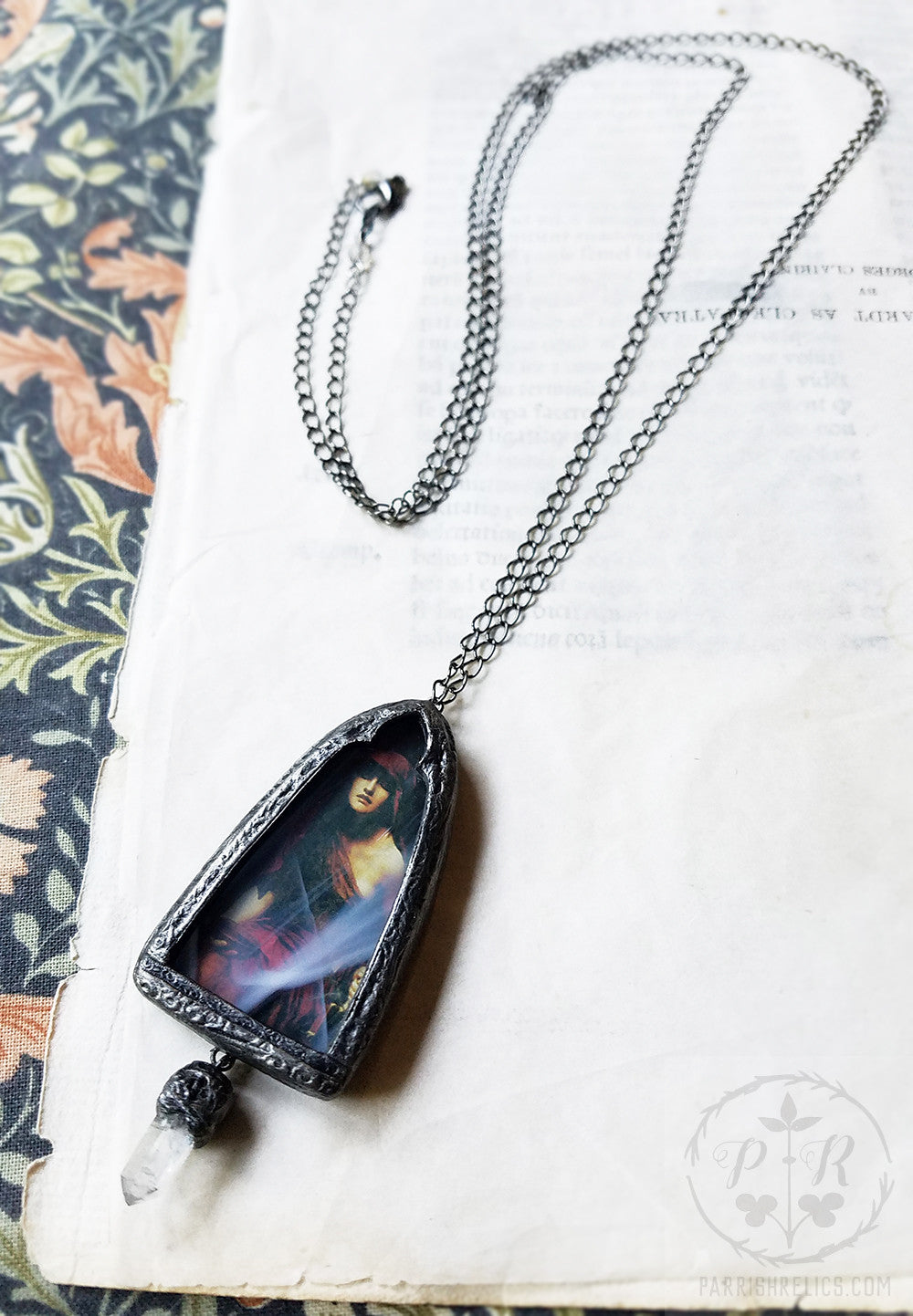Priestess of Delphi ~ Quartz Crystal Amulet Necklace