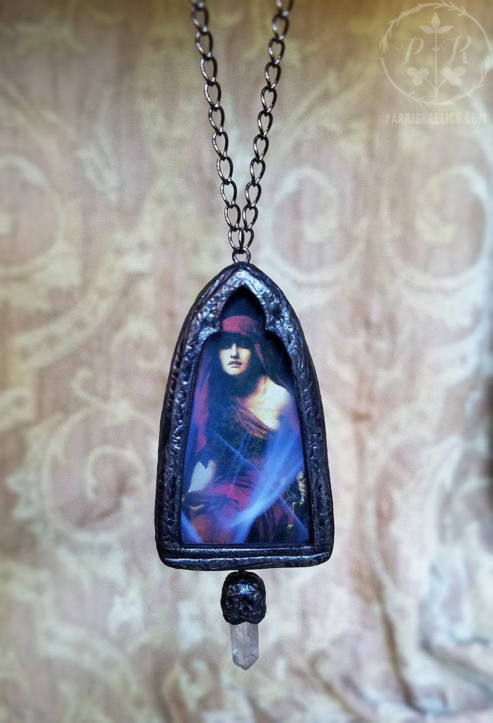 Priestess of Delphi ~ Quartz Crystal Amulet Necklace