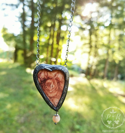 Rackham Rabbit Heart ~ Pictorial Shrine Amulet
