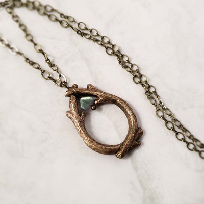 sanctus natura labradorite amulet.