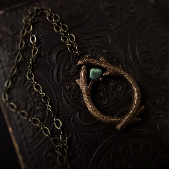 sanctus natura labradorite amulet.