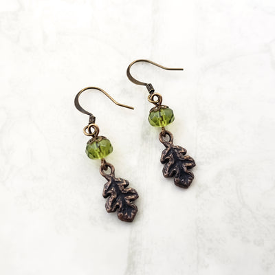 spring - oak bower earrings