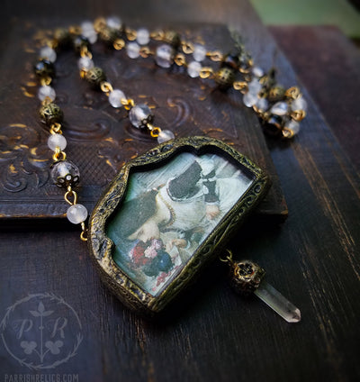 The Shrine ~ Waterhouse Quartz Crystal Amulet Necklace