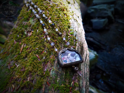 The Shrine ~ Waterhouse Quartz Crystal Amulet Necklace