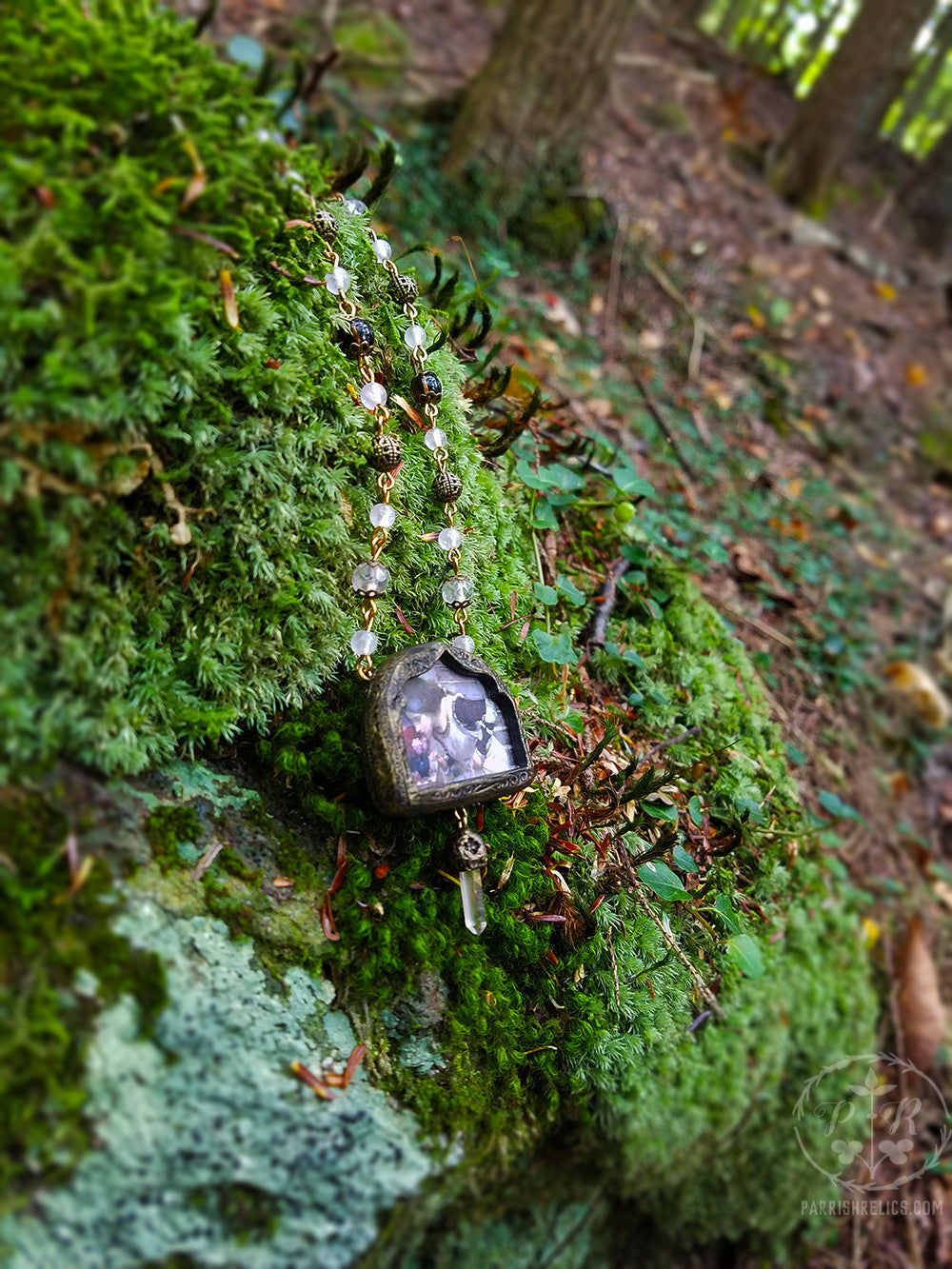 The Shrine ~ Waterhouse Quartz Crystal Amulet Necklace