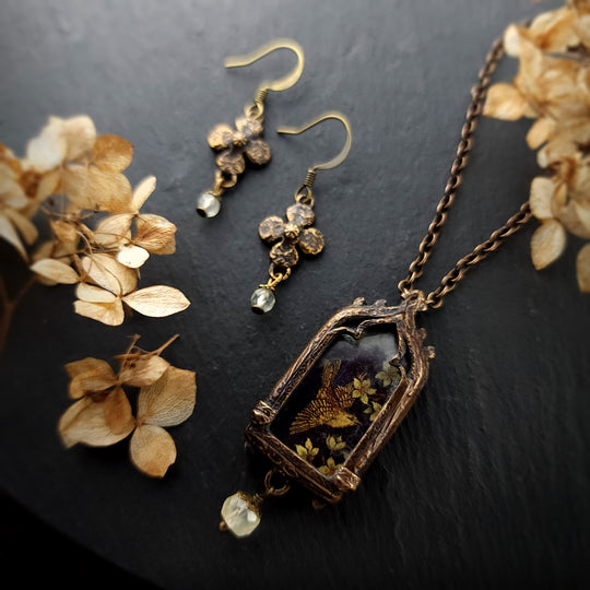 the garden tapestry - venetian gothic window amulet