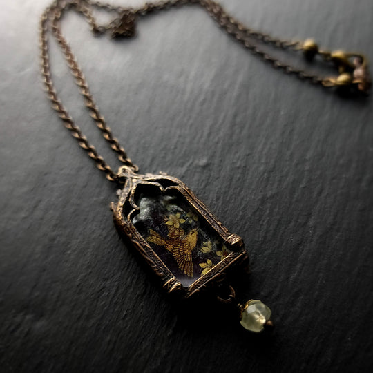 the garden tapestry - venetian gothic window amulet